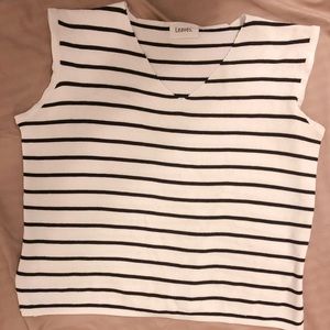 Knit strip Top